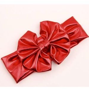 Metallic bowknot headbands